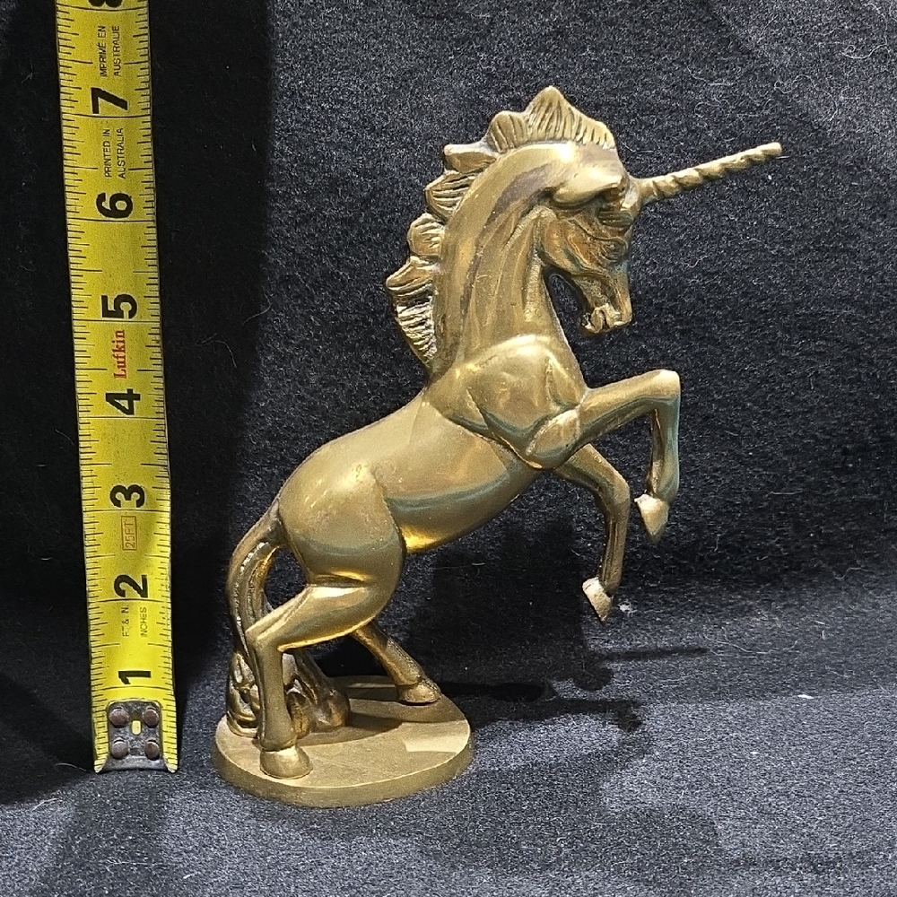 Brass Unicorn Figurine